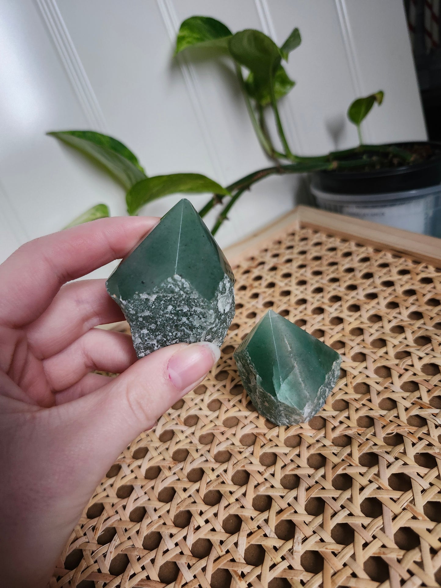 Green Aventurine Base Cut