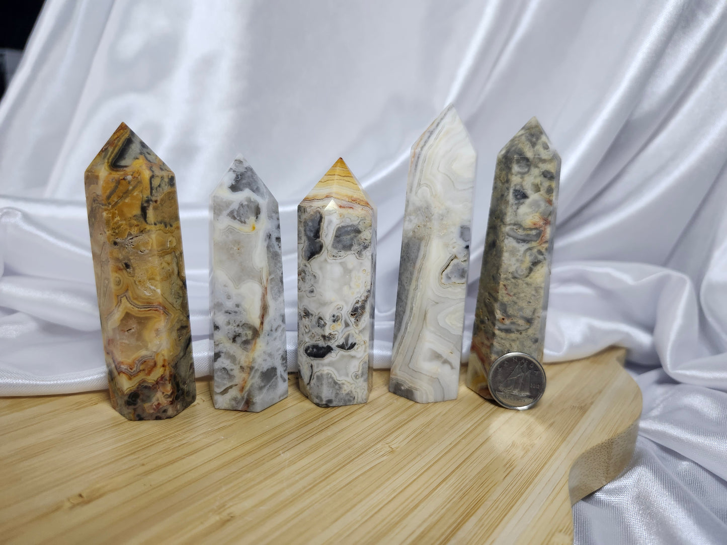 CRAZY LACE AGATE TOWER
