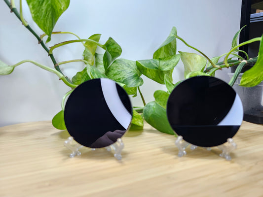 OBSIDIAN ROUND PLATE