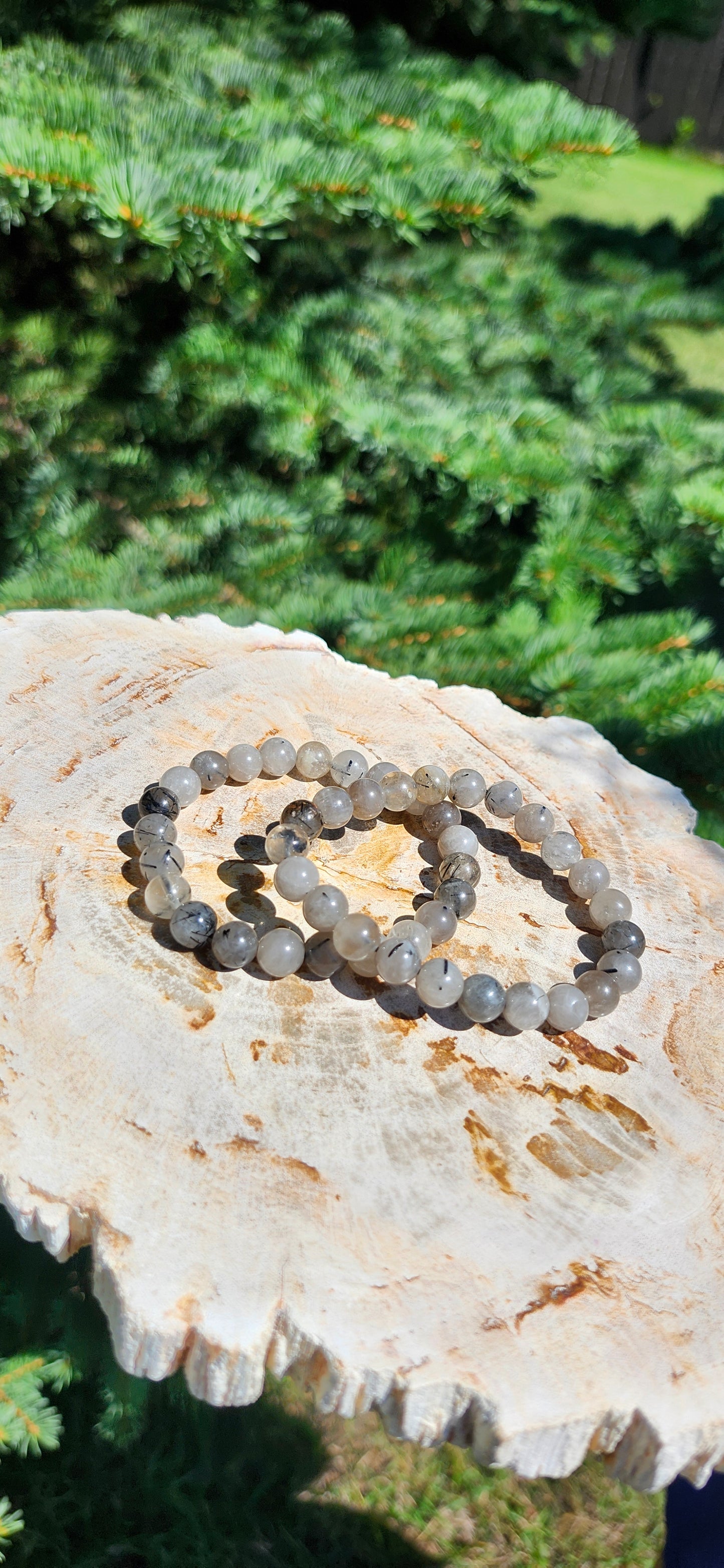 8mm BLACK TOURMALINE BRACELET