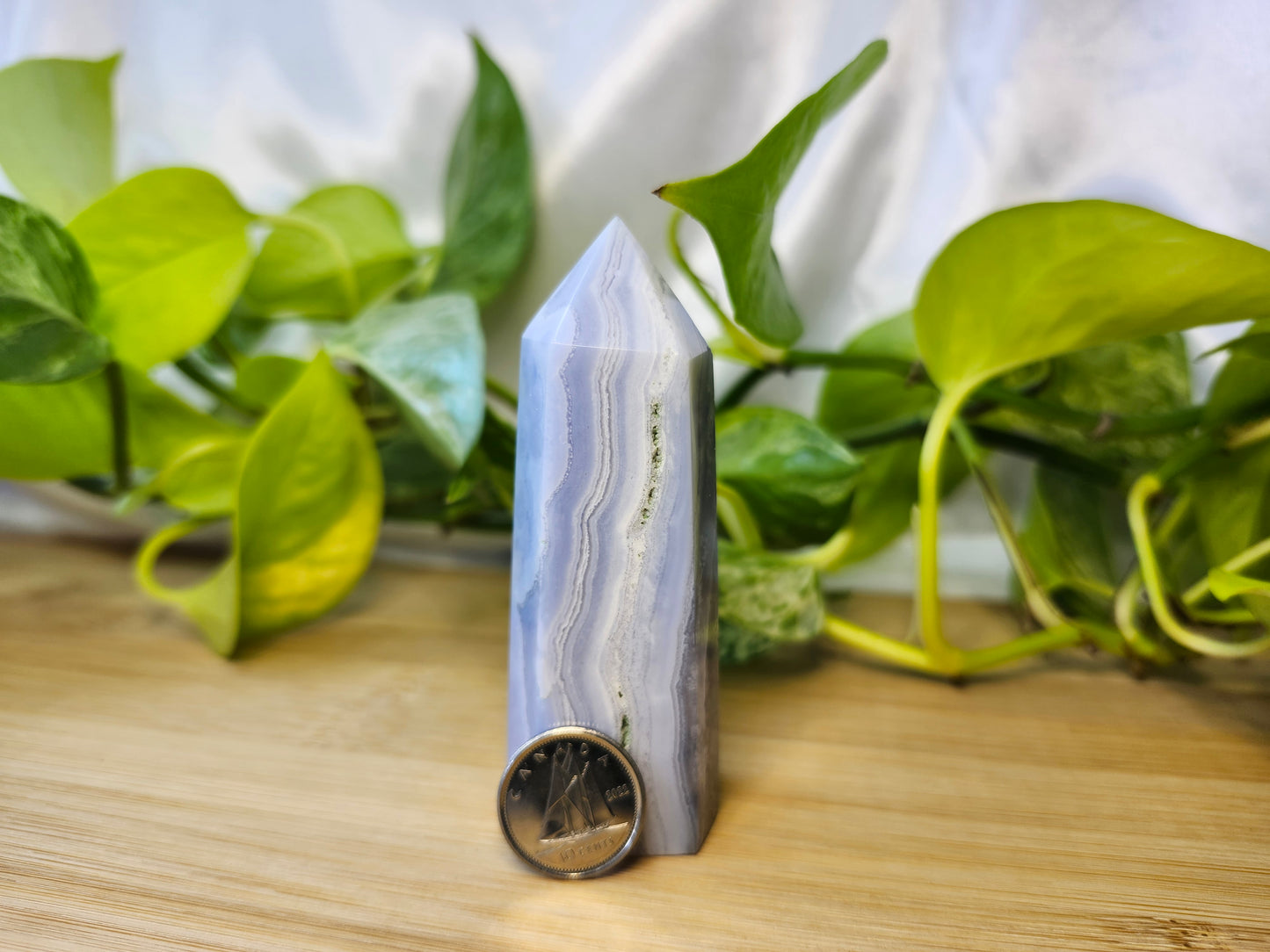 BLUE LACE AGATE TOWER