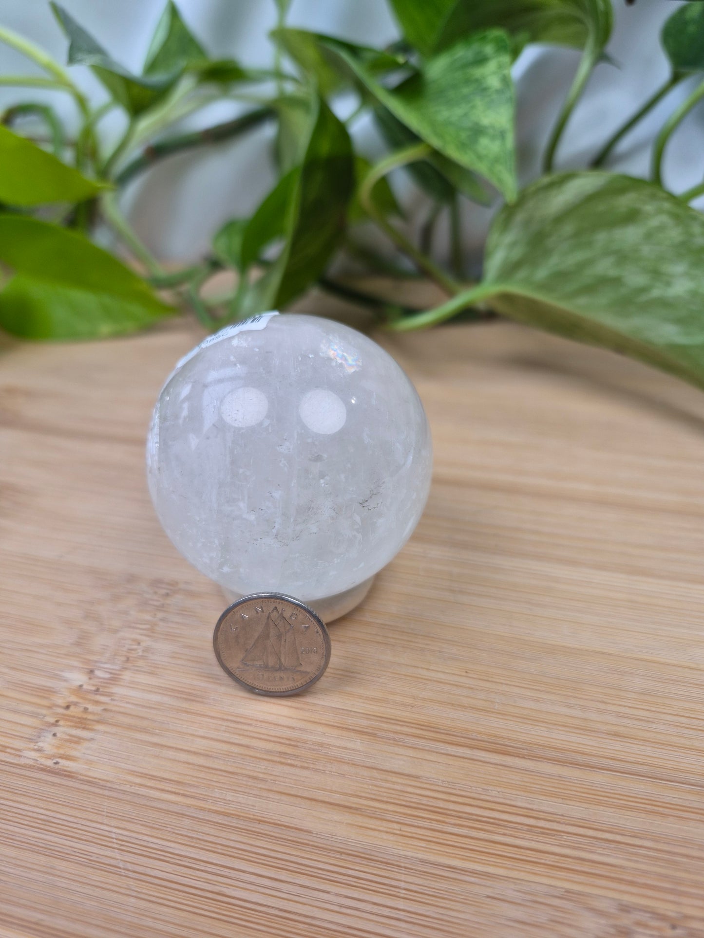 CLEAR CALCITE SPHERE