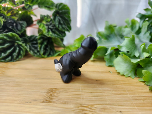BLACK OBSIDIAN DICK-A-SAURUS