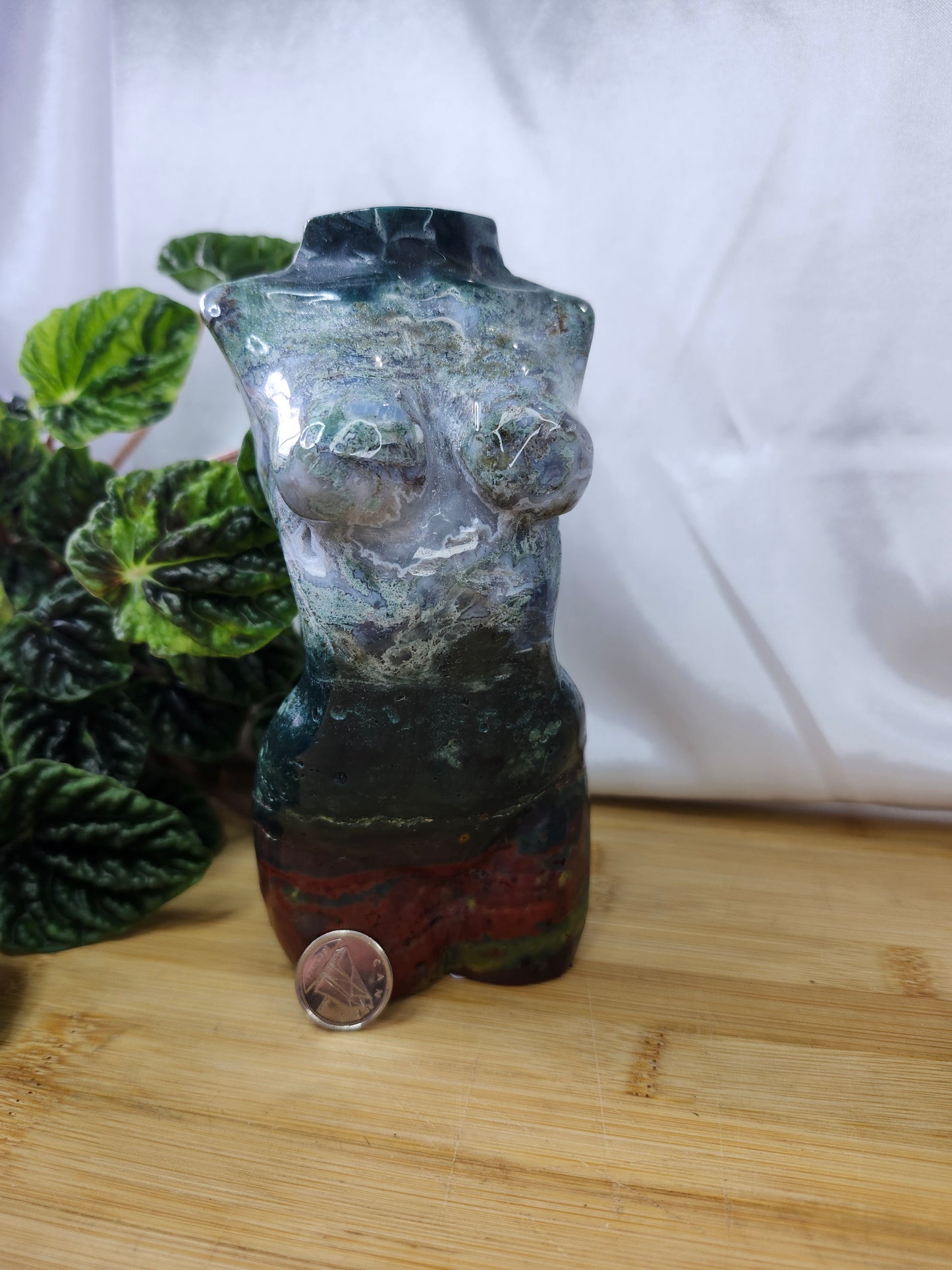 GODDESS MOSS AGATE/OCEAN JASPER