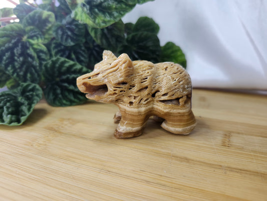 CHOCOLATE CALCITE BEAR