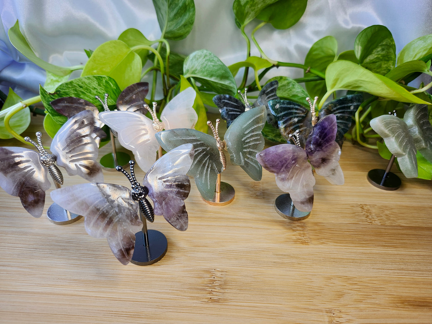 MIXED CRYSTAL MINI BUTTERFLY WINGS