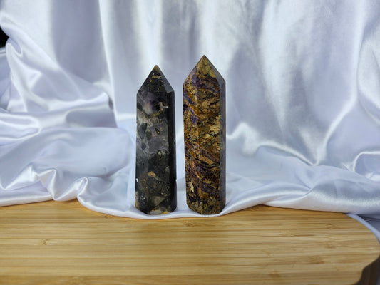 OPALIZED FLUORITE TOWER