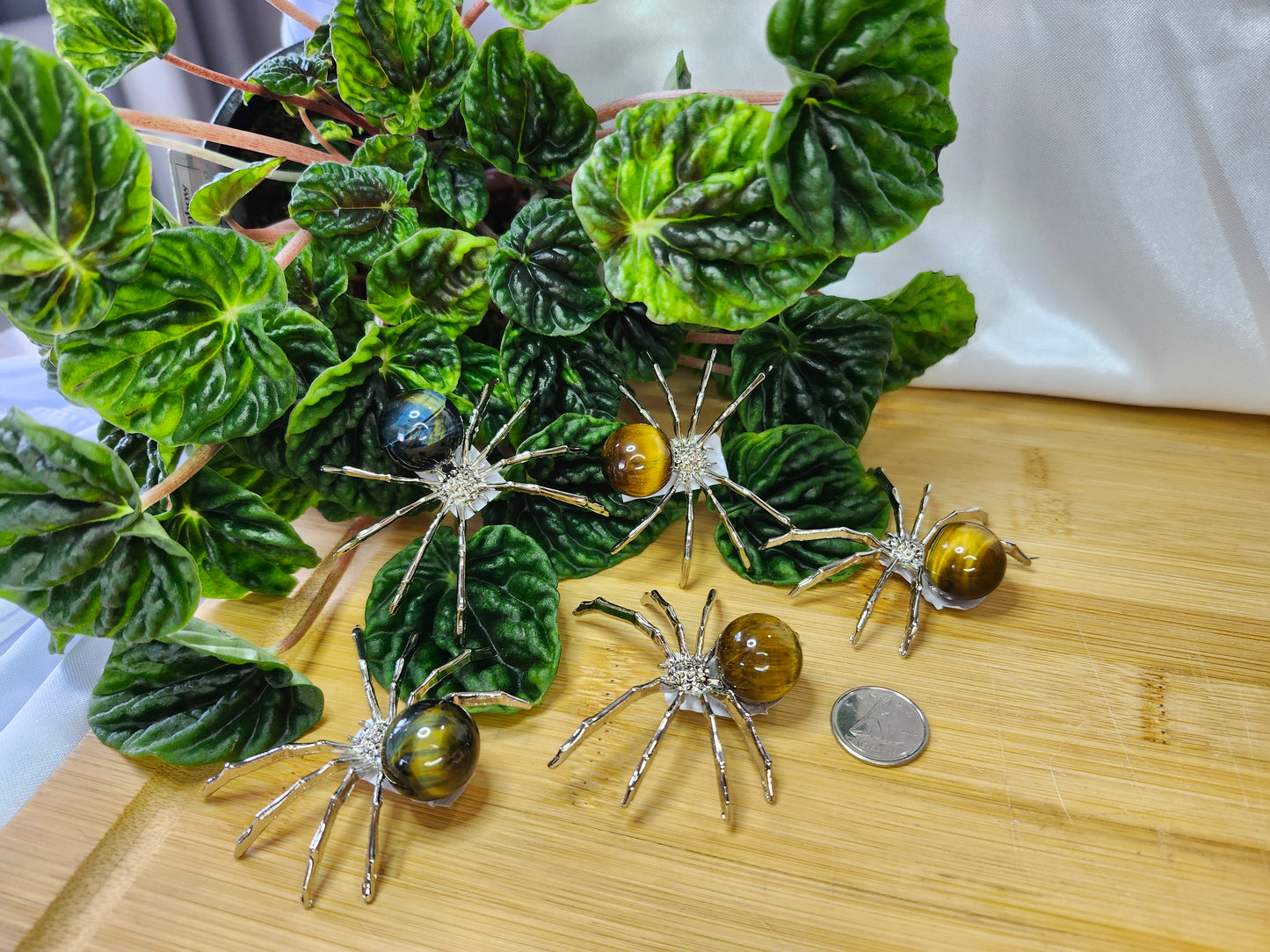TIGER'S EYE SPIDER