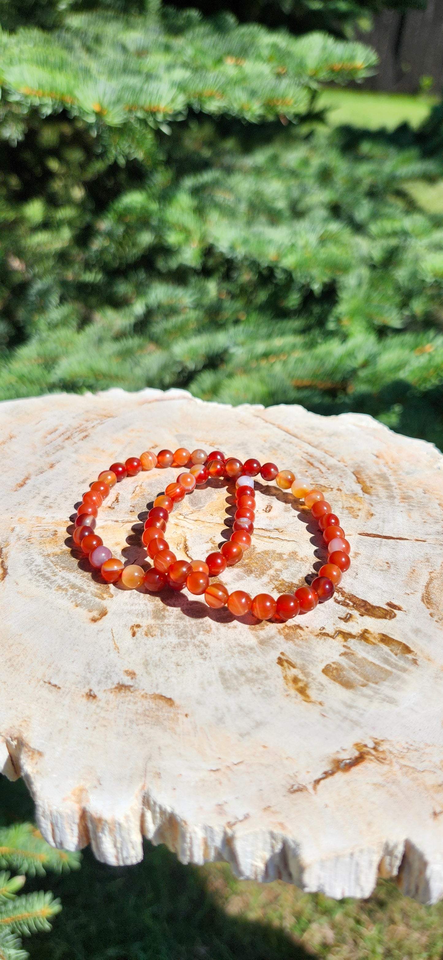 6mm CARNELIAN BRACELET