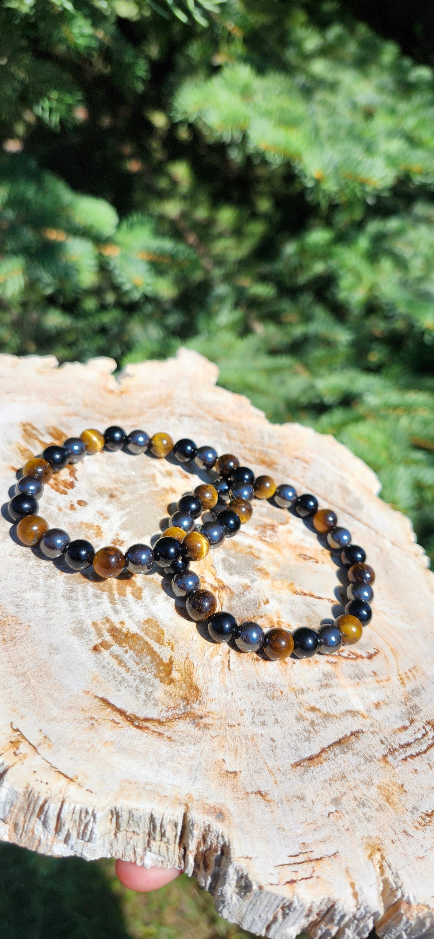 8mm TIGERS EYE MIX BRACELET