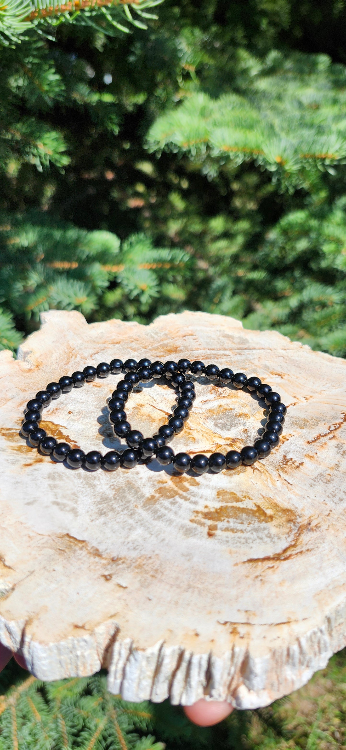 6mm OBSIDIAN BRACELET