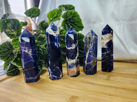 "A" QUALITY SODALITE TOWER