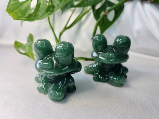 GREEN AVENTURINE FROAGIE