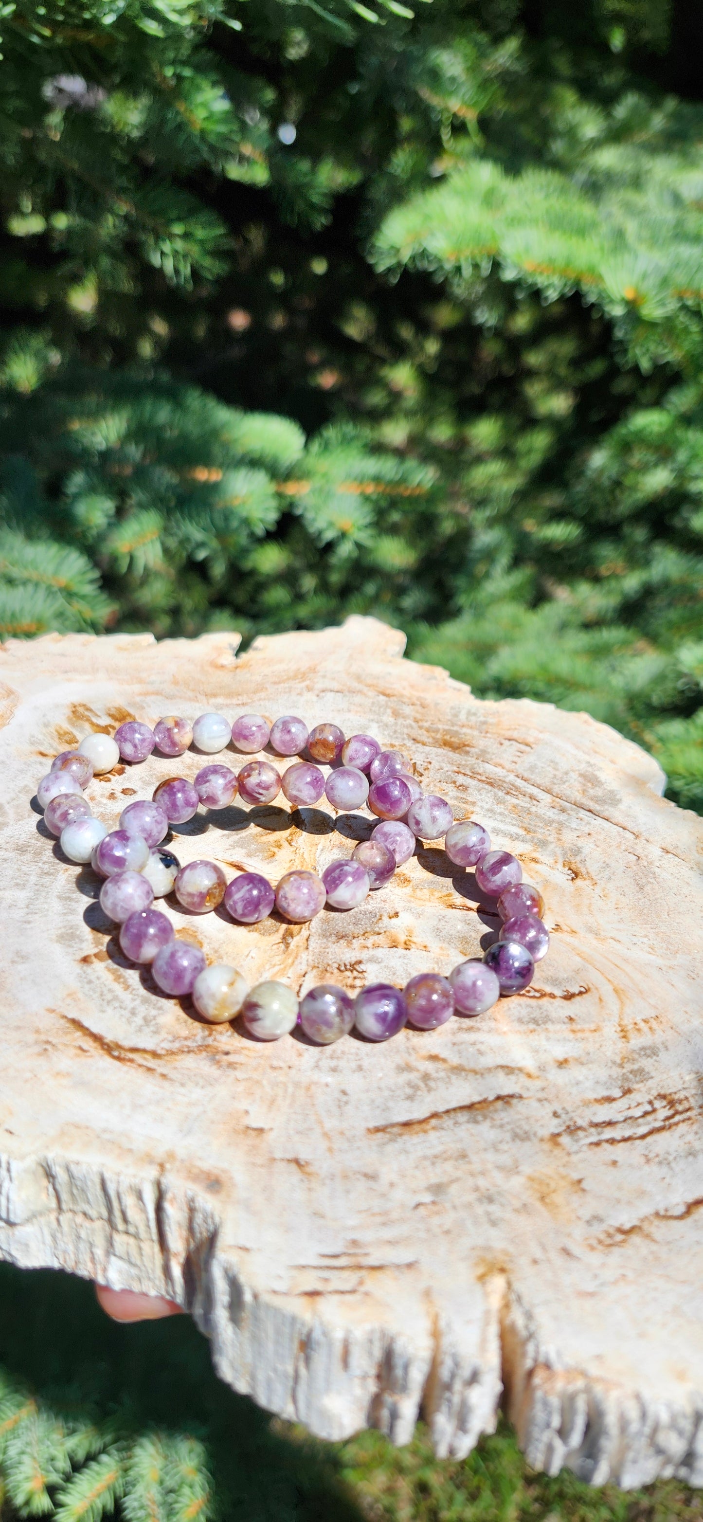 8mm LEPIDOLITE BRACELET