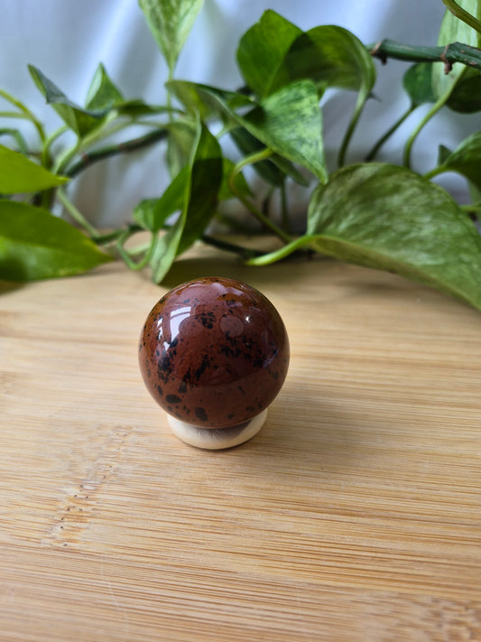 MAHOGANY OBSIDIAN SPHERE