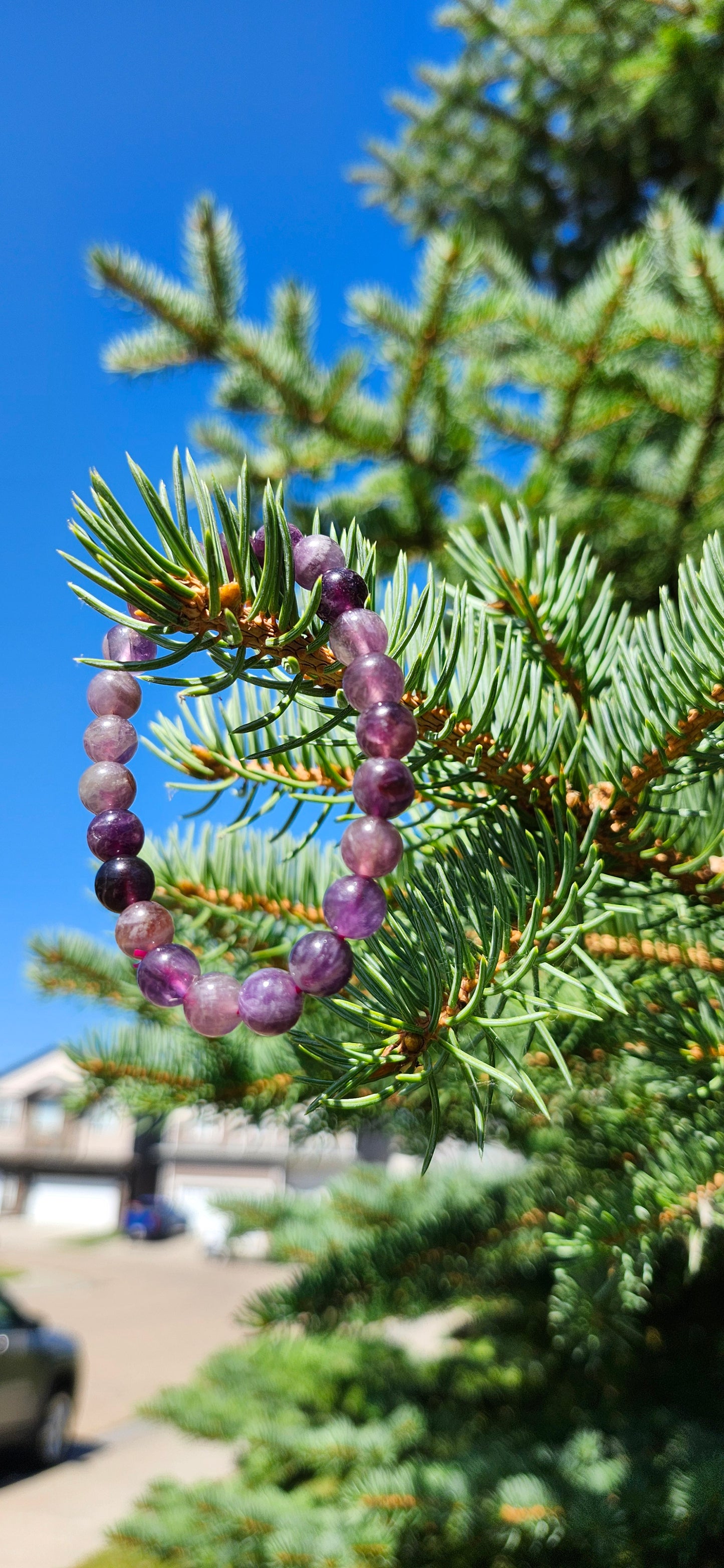 8mm AMETHYST BRACELET