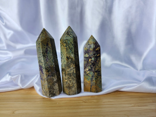 OPALIZED FLUORITE TOWER