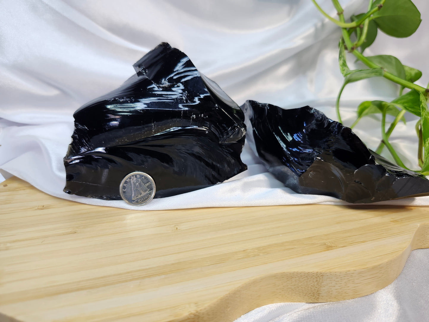BLACK OBSIDIAN ROUGH STONE