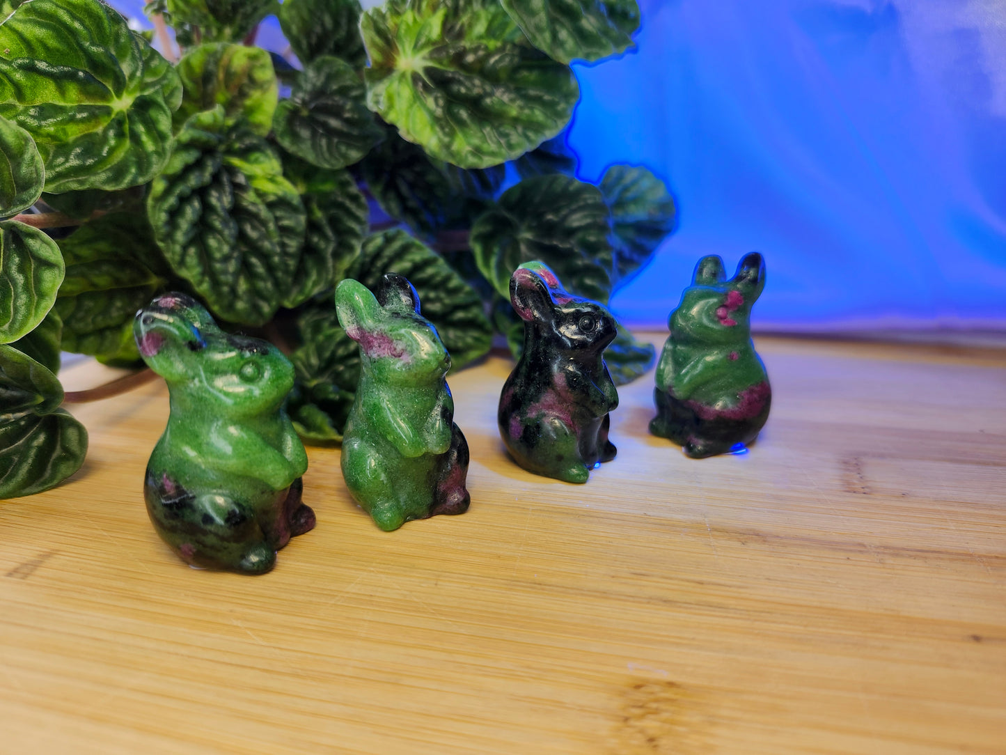 RUBY ZOISITE BUNNY