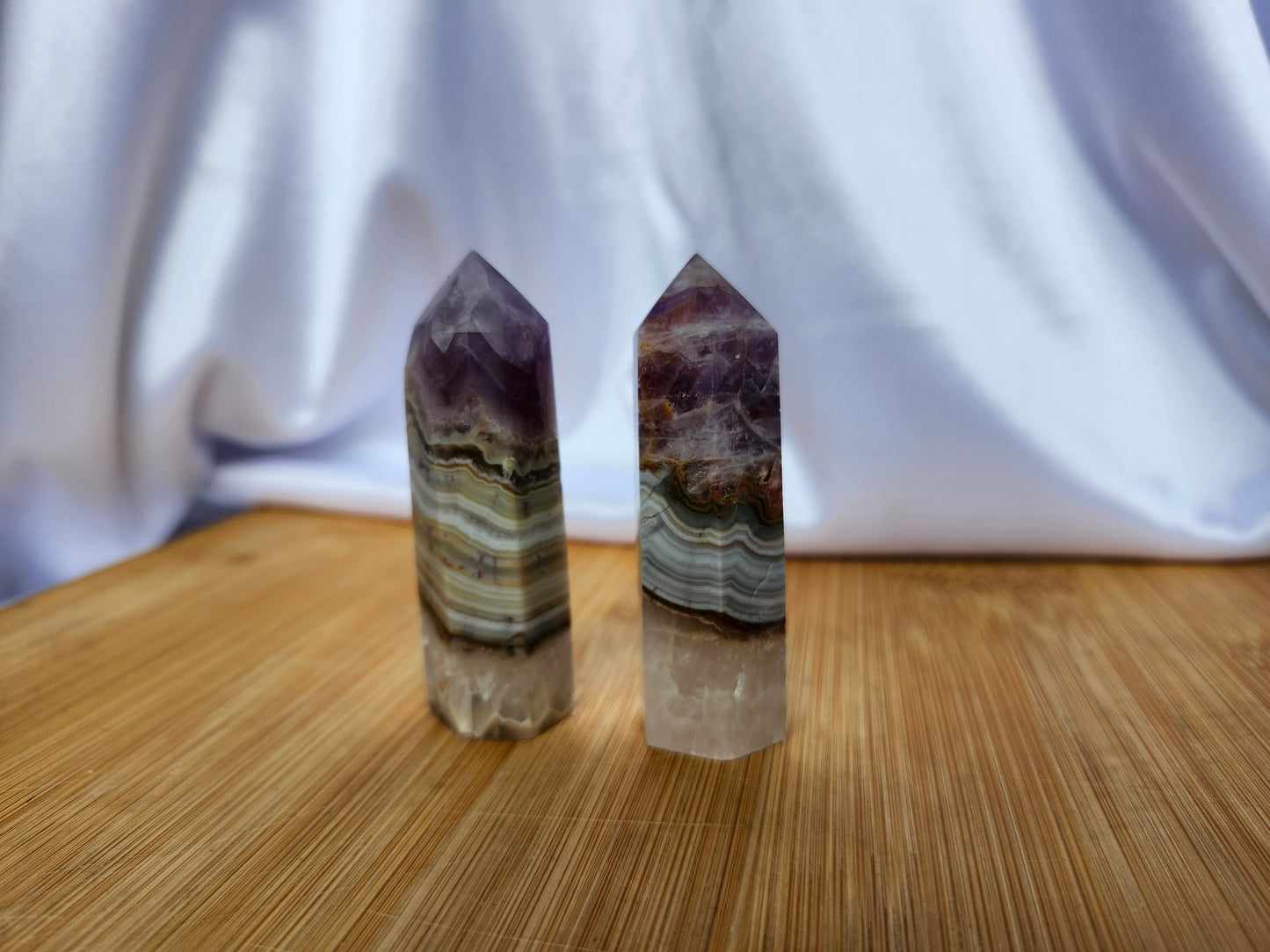 AMETHYST W/AGATE TOWER
