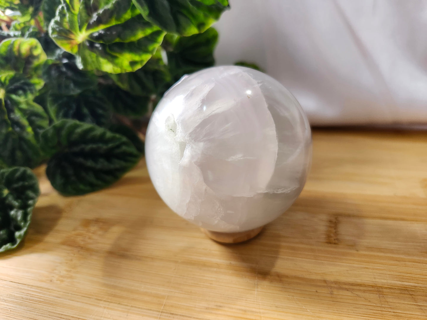 LAVENDER FLUORITE SPHERE