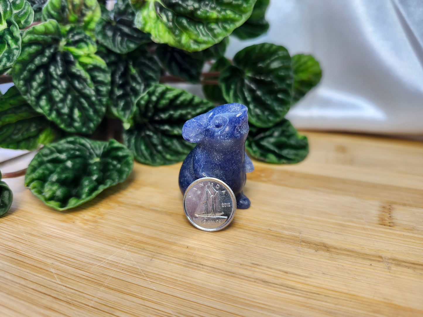 BLUE AVENTURINE MOUSE