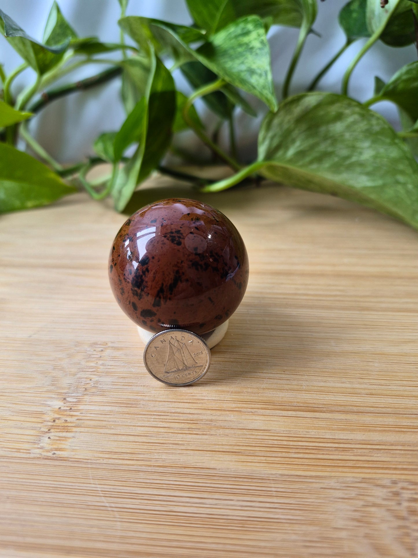 MAHOGANY OBSIDIAN SPHERE