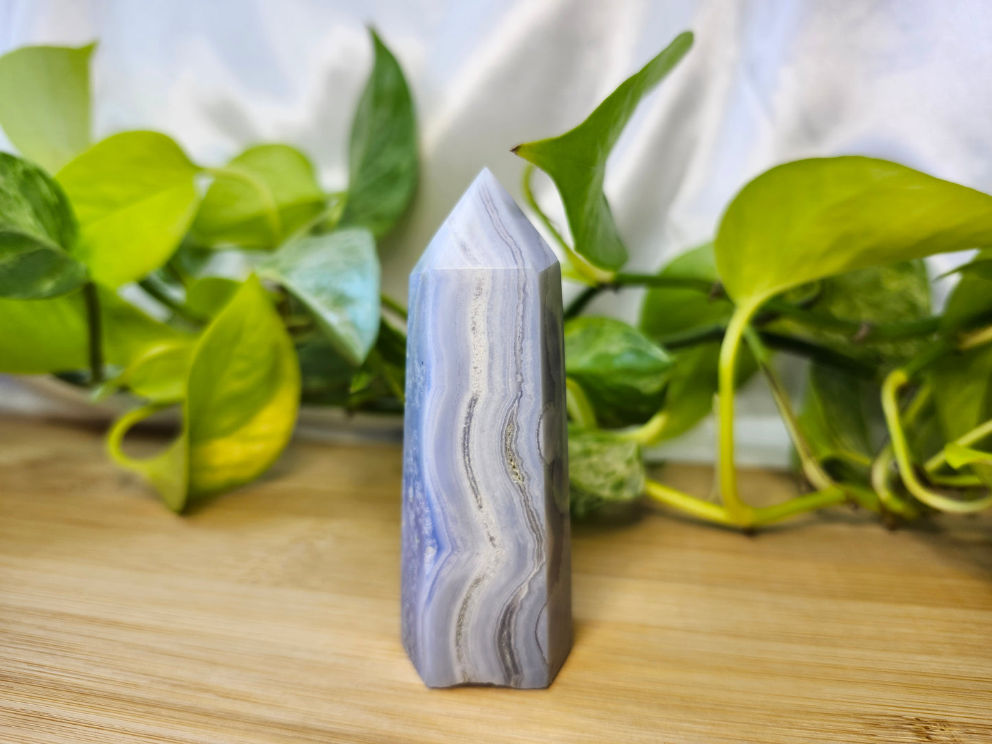 BLUE LACE AGATE TOWER