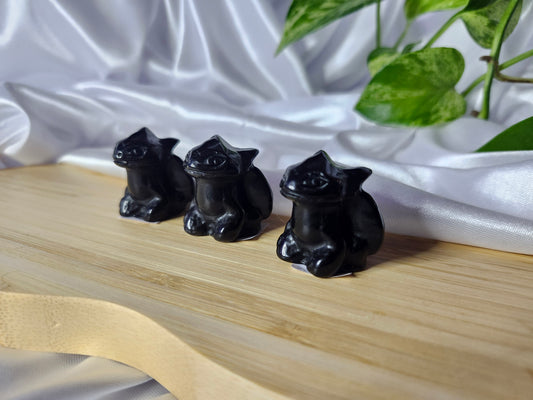 BLACK OBSIDIAN TOOTHLESS
