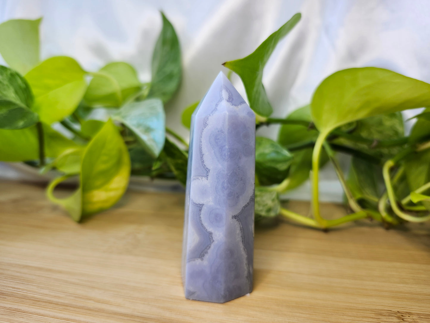 BLUE LACE AGATE TOWER