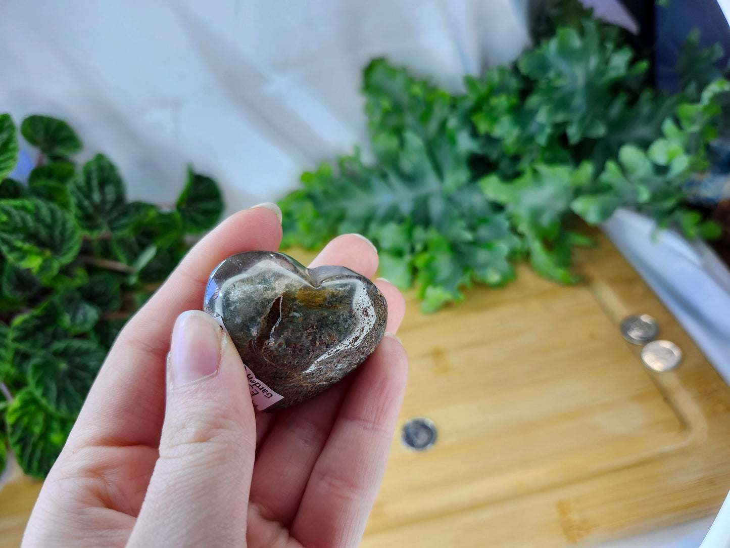 GARDEN QUARTZ HEART