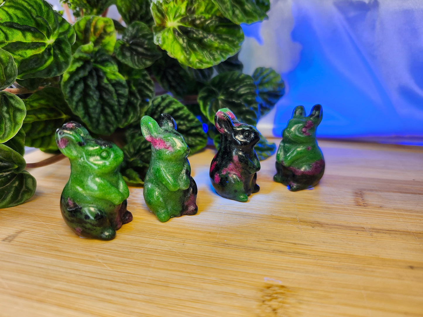 RUBY ZOISITE BUNNY