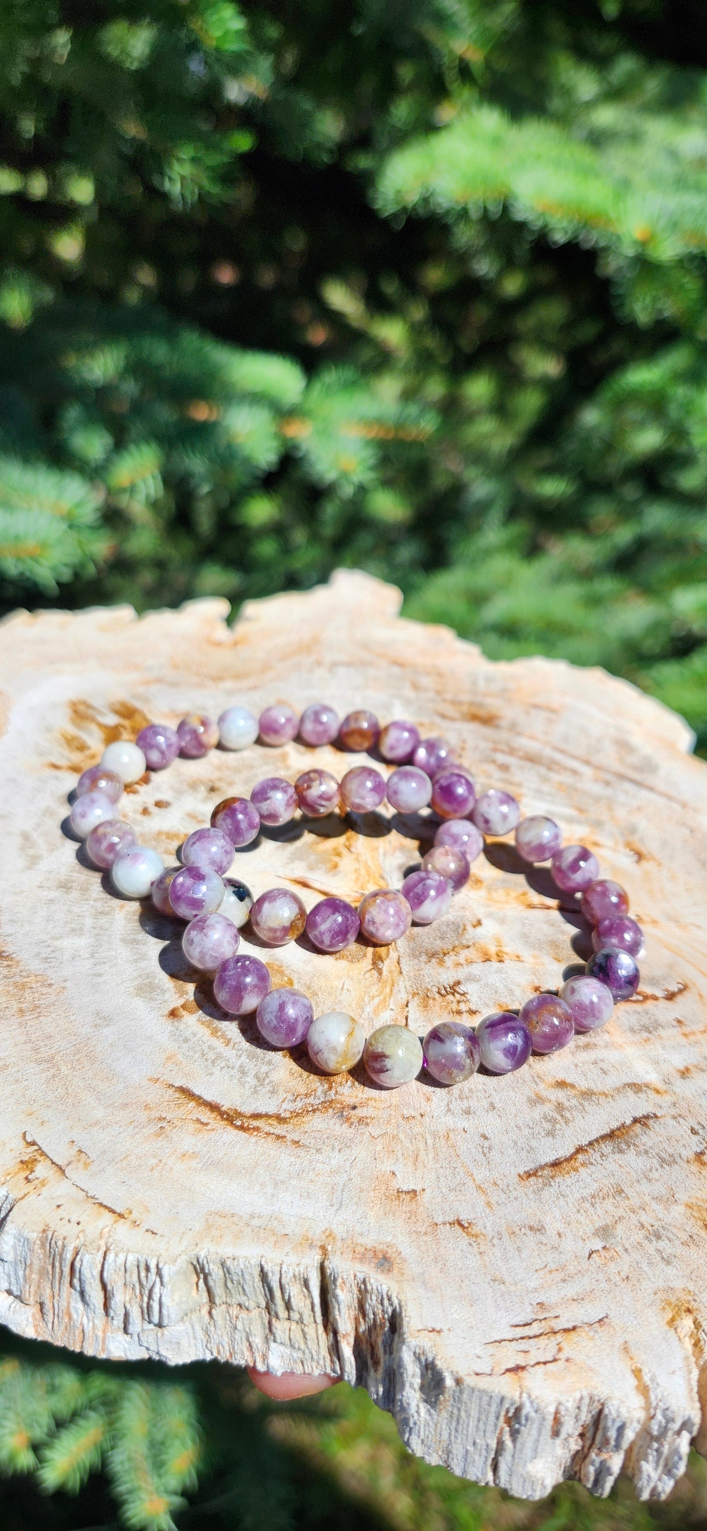 8mm LEPIDOLITE BRACELET