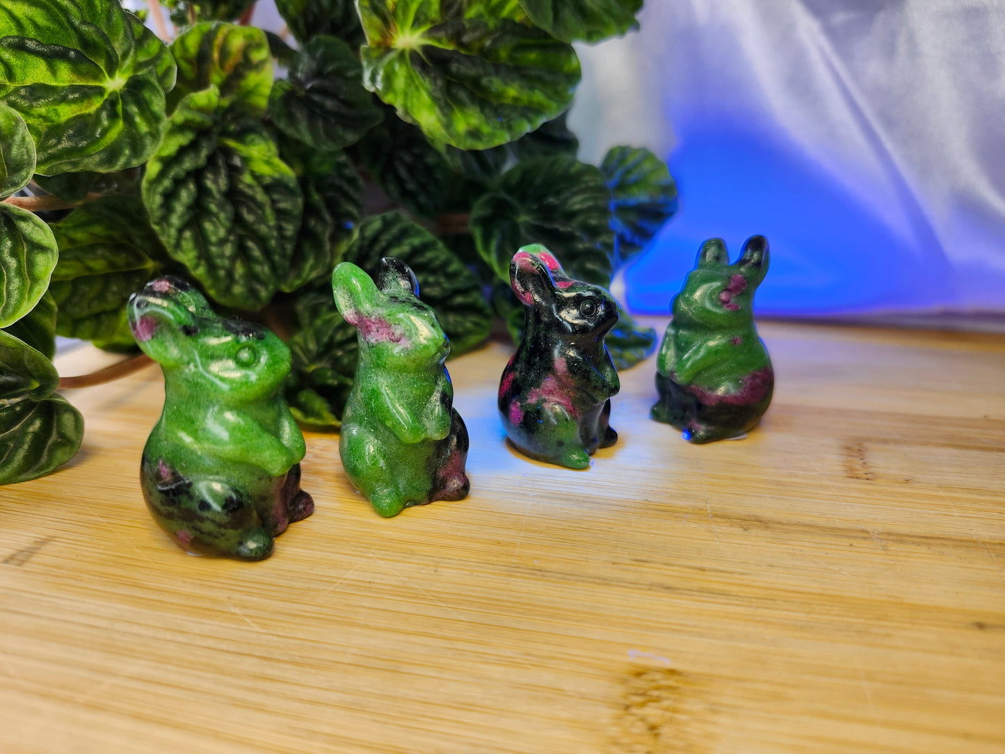 RUBY ZOISITE BUNNY