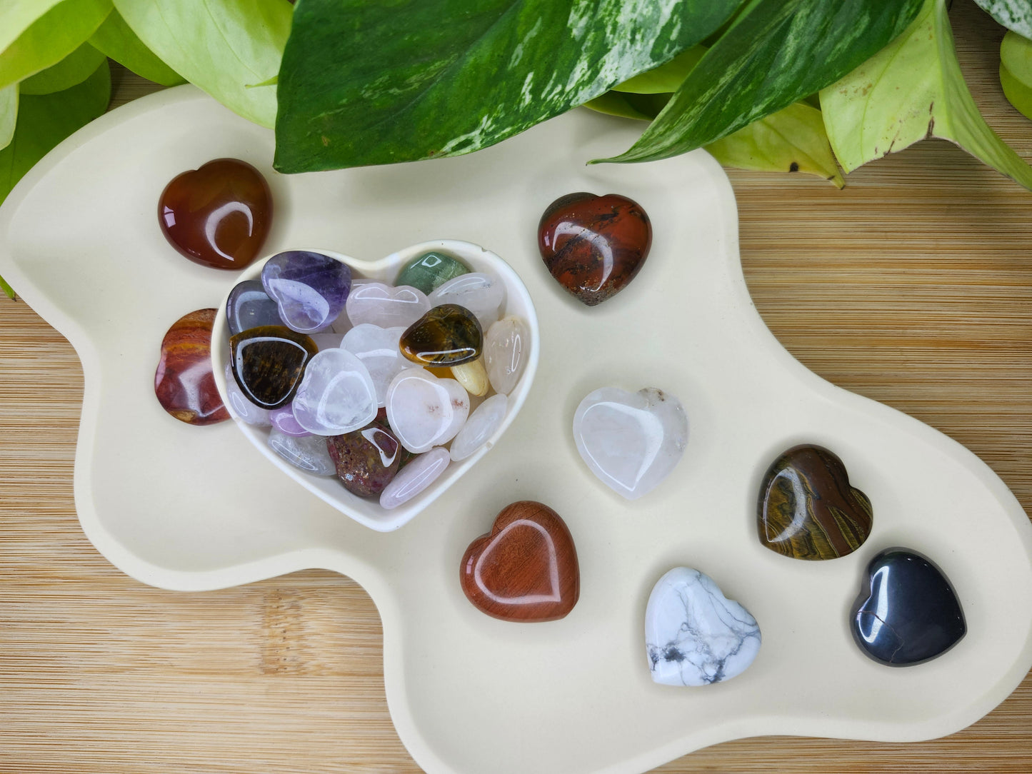 x3 MINI HEARTS/MUSHROOMS
