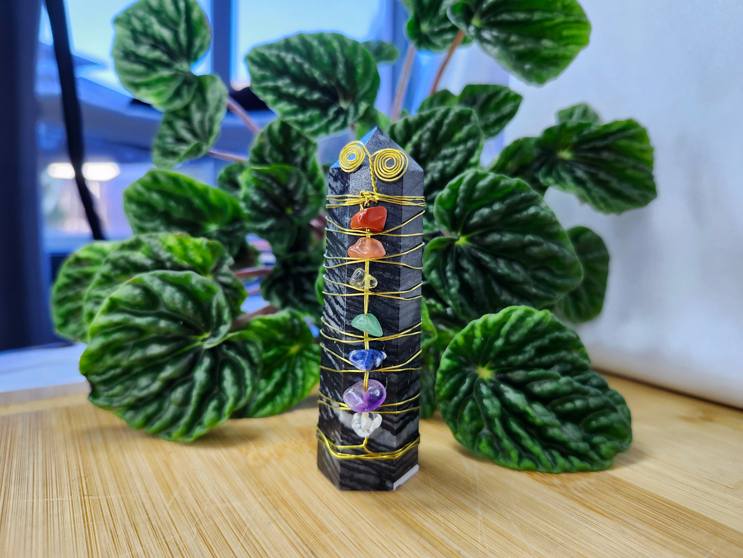 PICTURE STONE CHAKRA TOWER