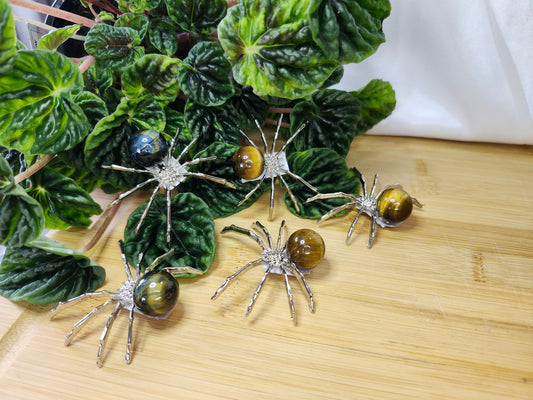 TIGER'S EYE SPIDER