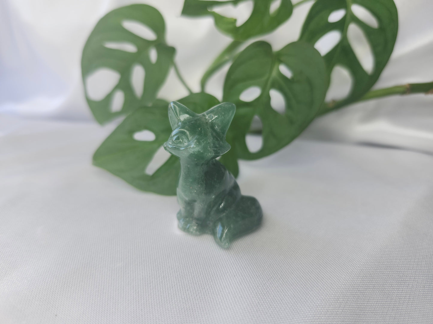 GREEN AVENTURINE FOX