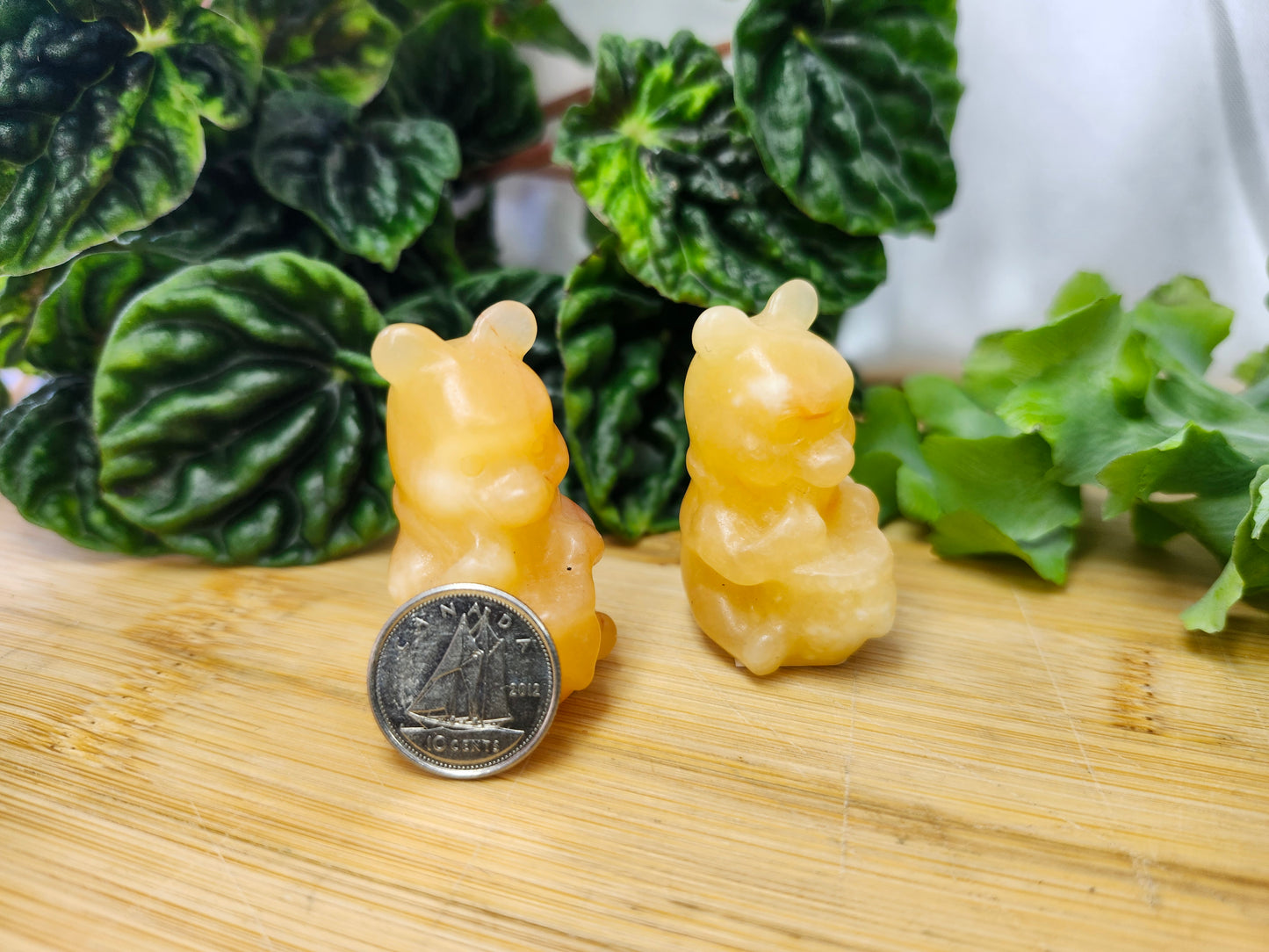 ORANGE CALCITE WINNIE THE POOH