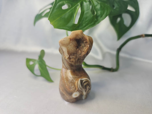 CHOCOLATE CALCITE GODDESS BODY X