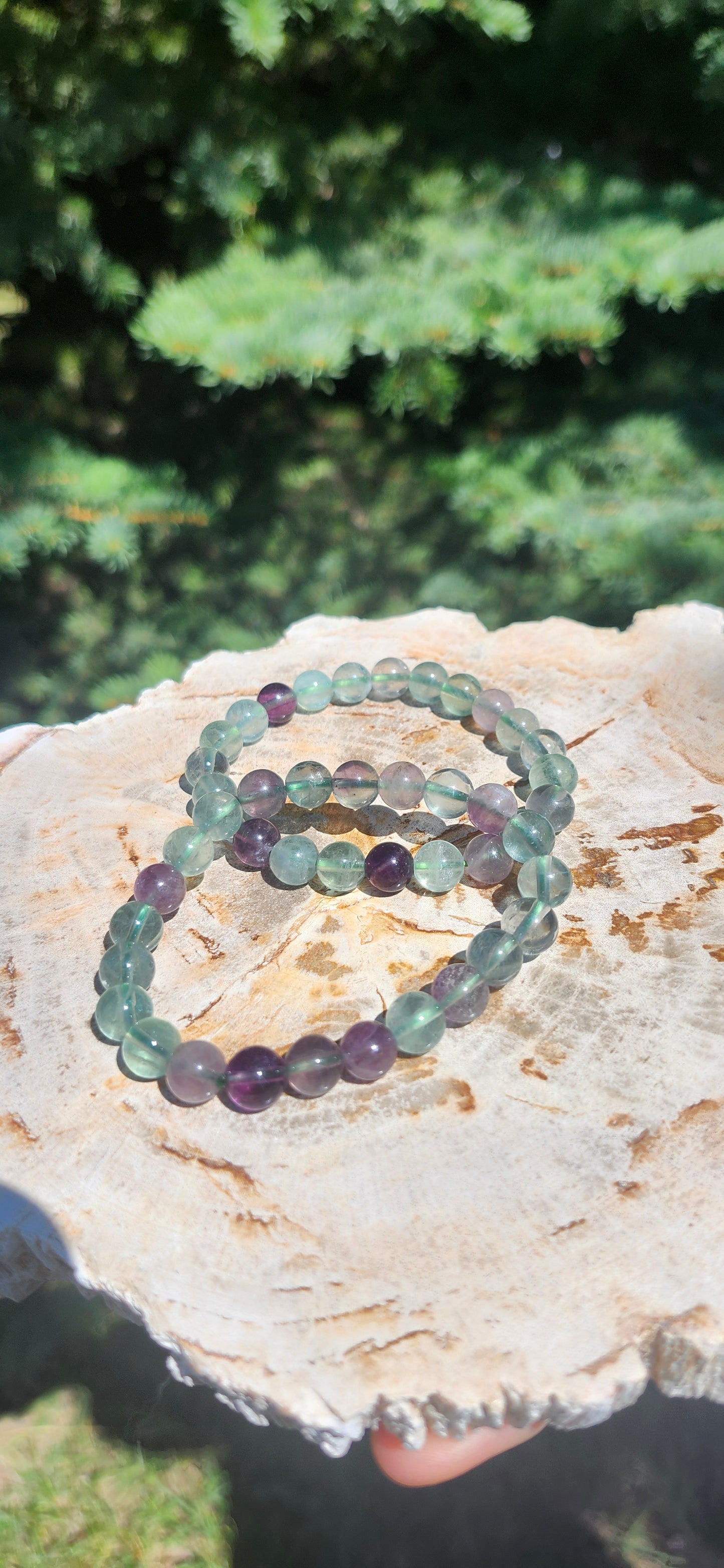 8mm FLUORITE BRACELET