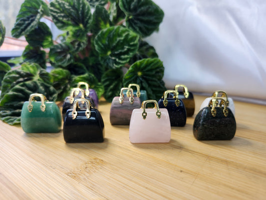 MIXED CRYSTAL PURSE