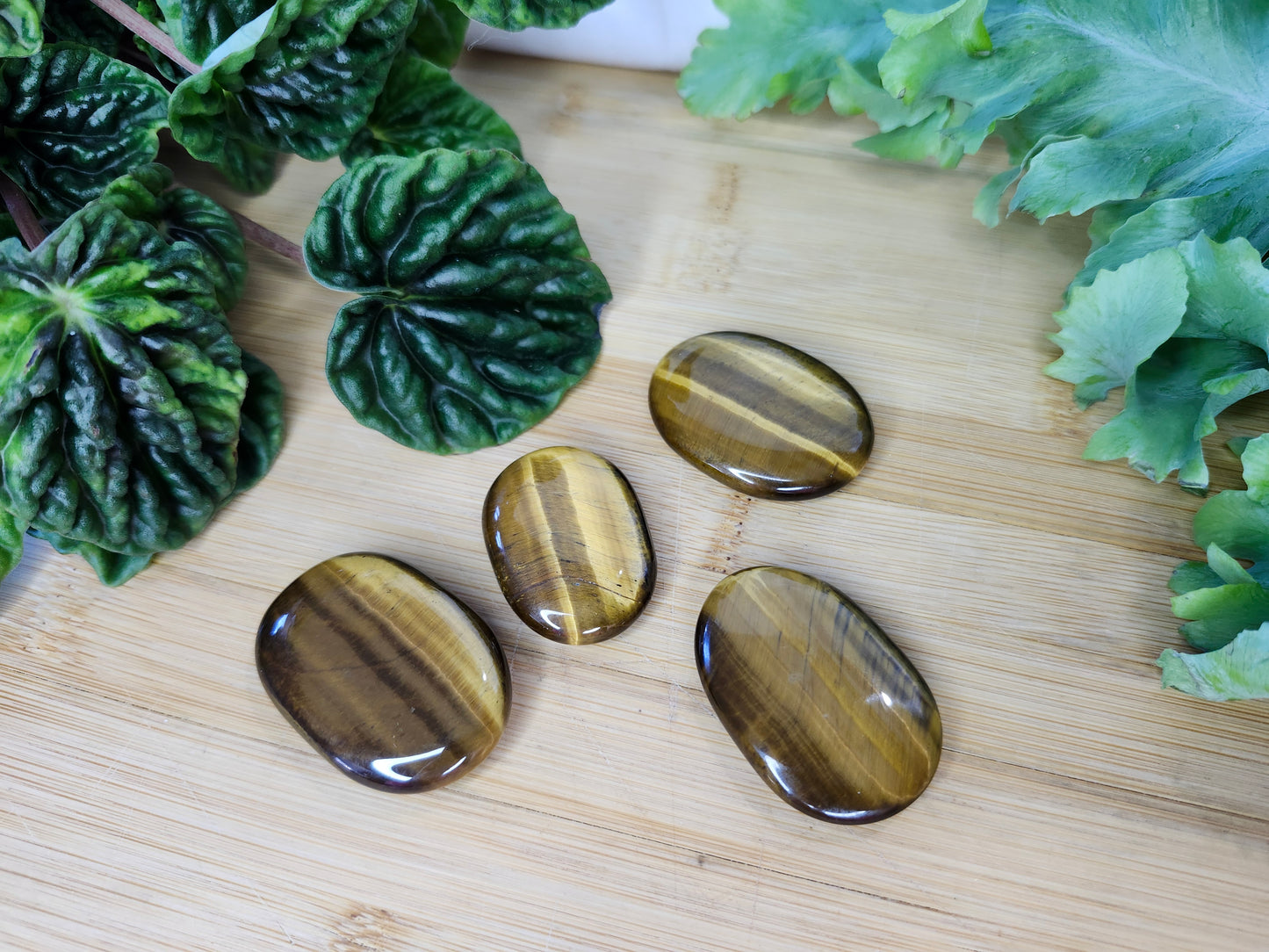 TIGER'S EYE FLAT STONE