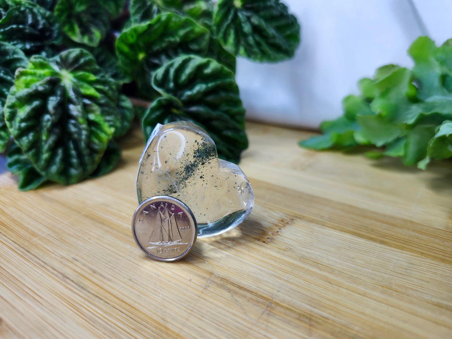 GARDEN QUARTZ HEART