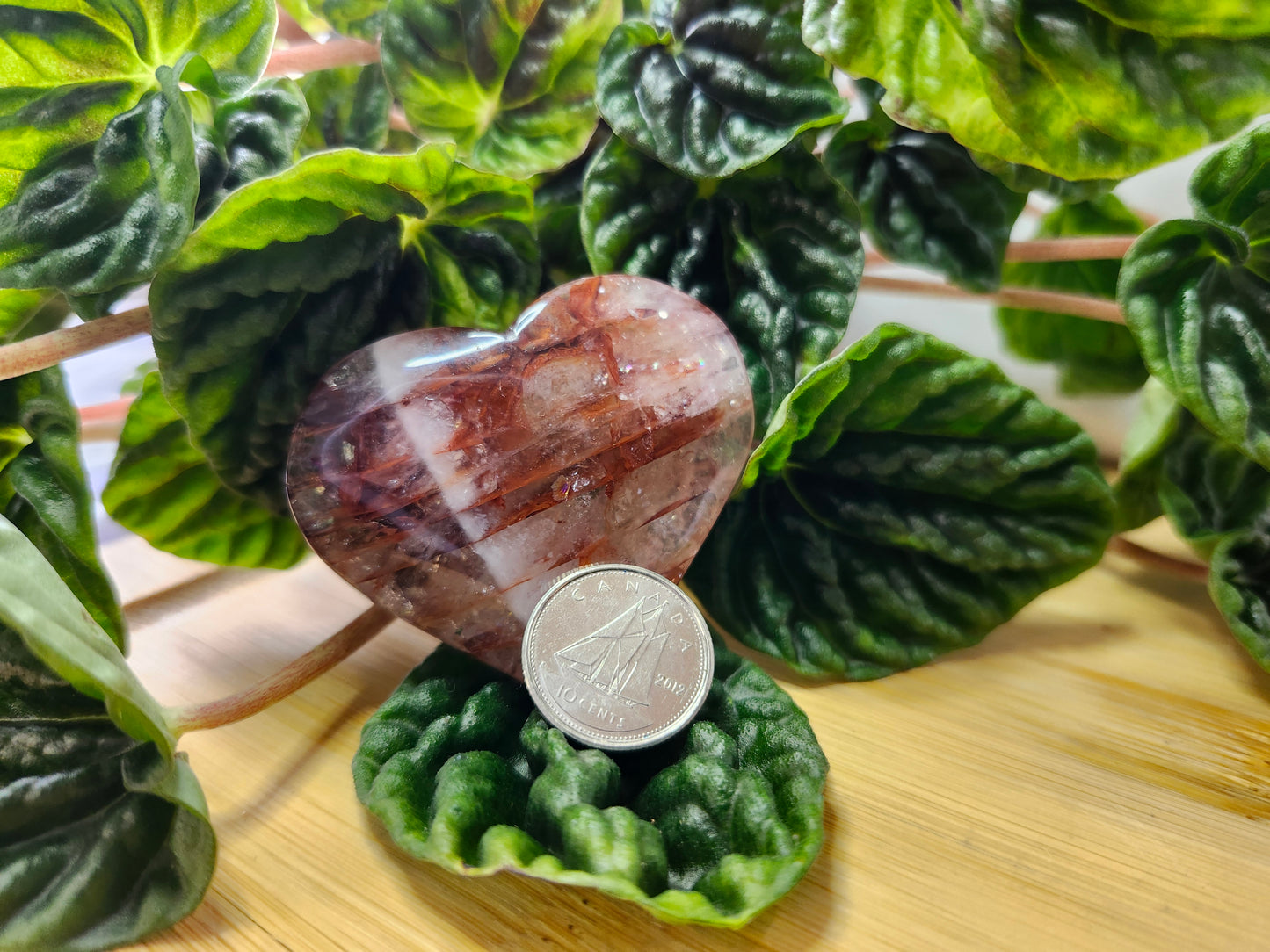 FIRE QUARTZ HEART