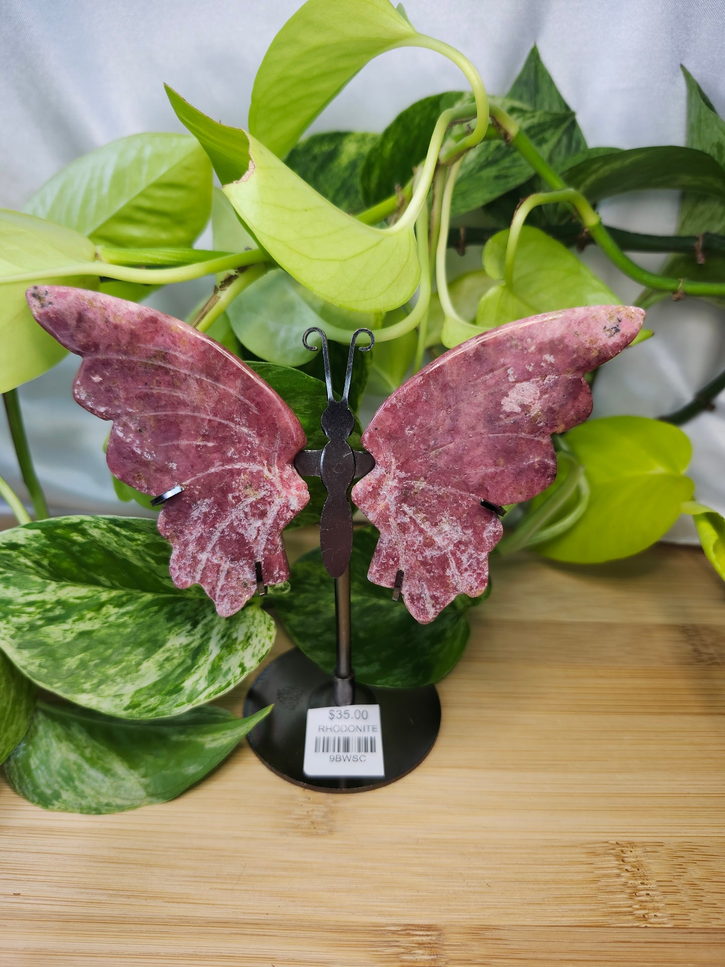 RHODONITE BUTTERFLY WINGS