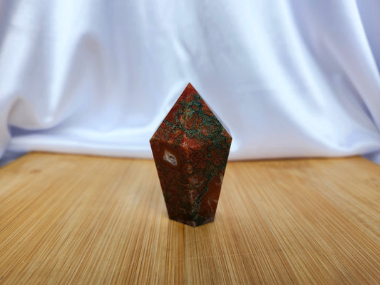 RED MOSS AGATE CUPCAKE