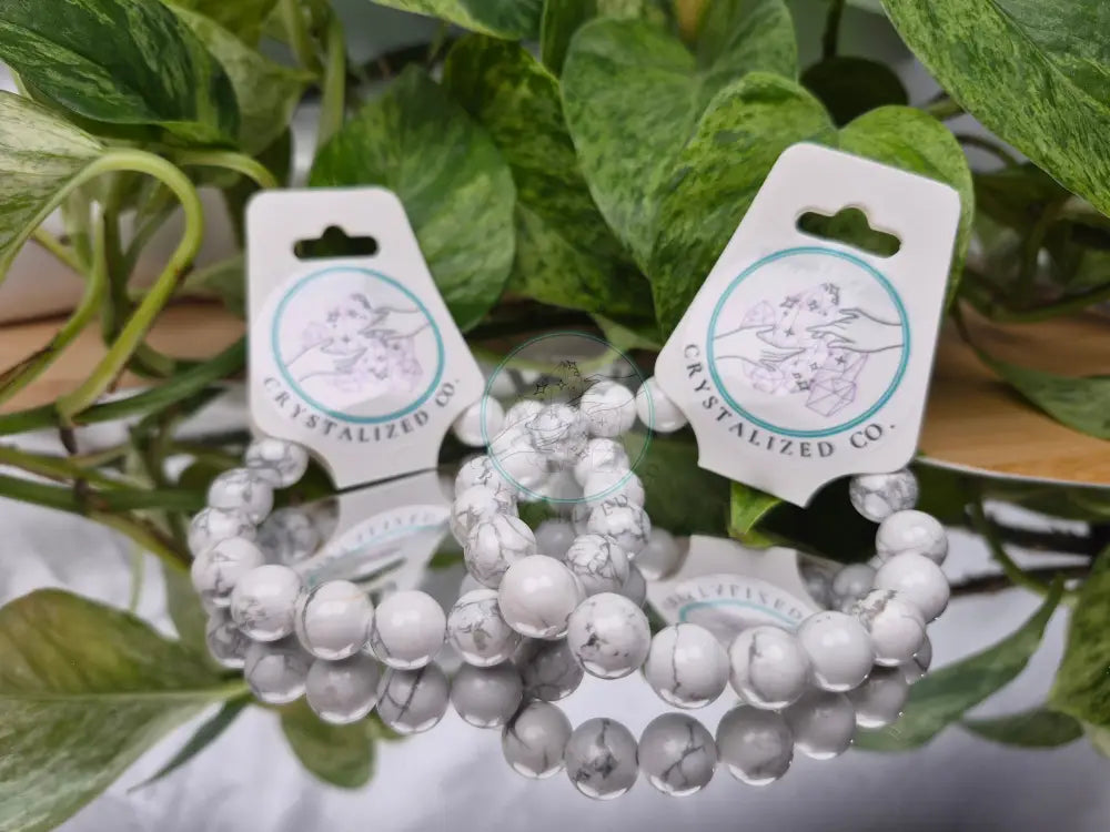 11MM HOWLITE BRACELET