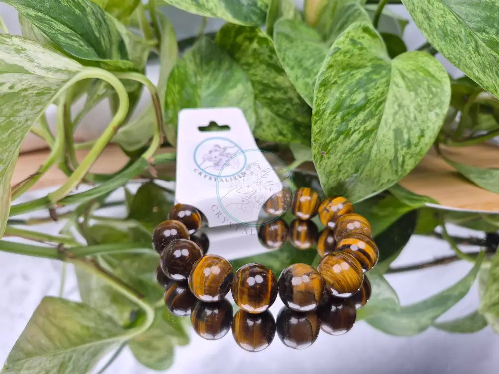14MM TIGERS EYE BRACELET