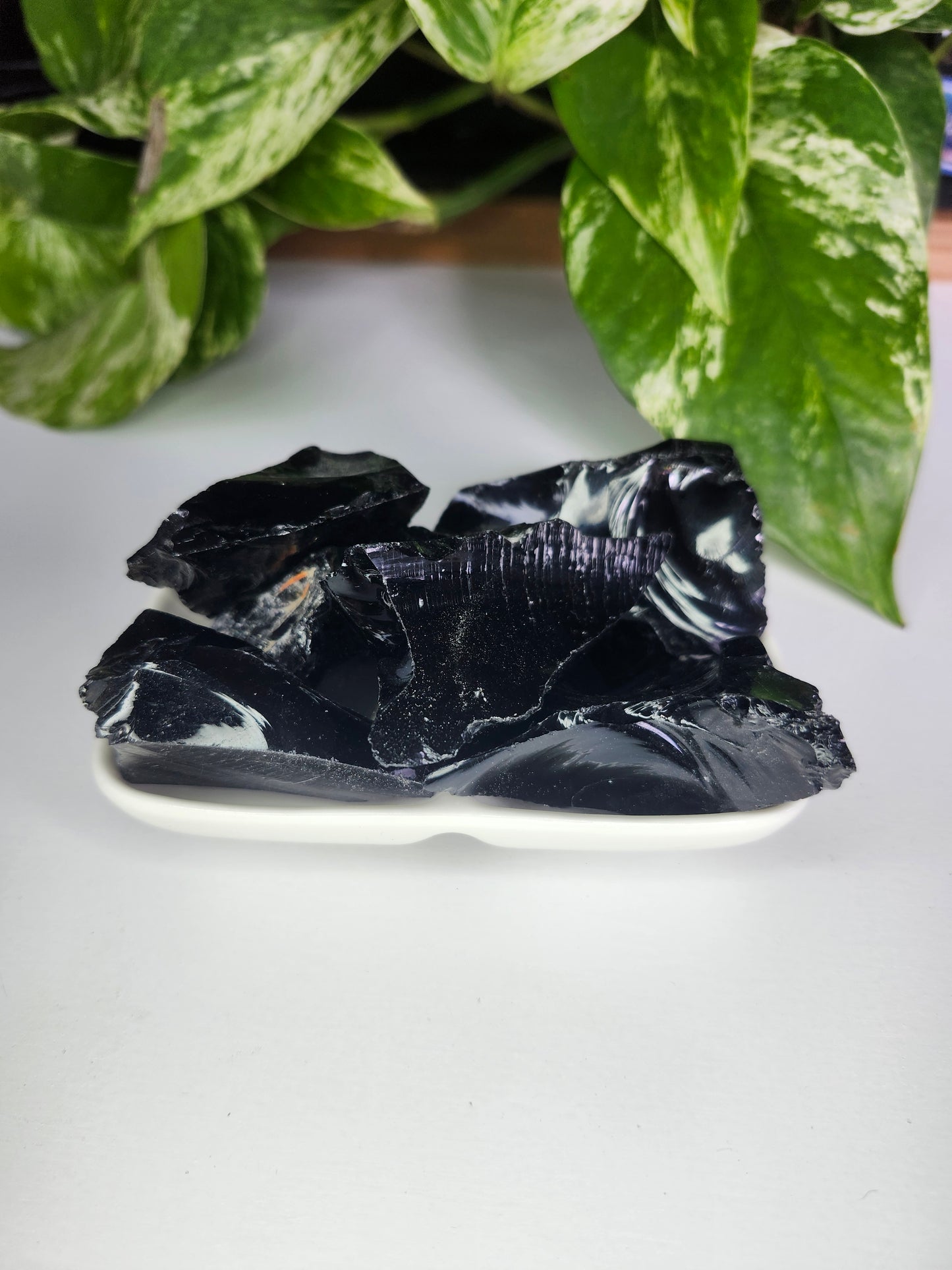 BLACK OBSIDIAN ROUGH STONE